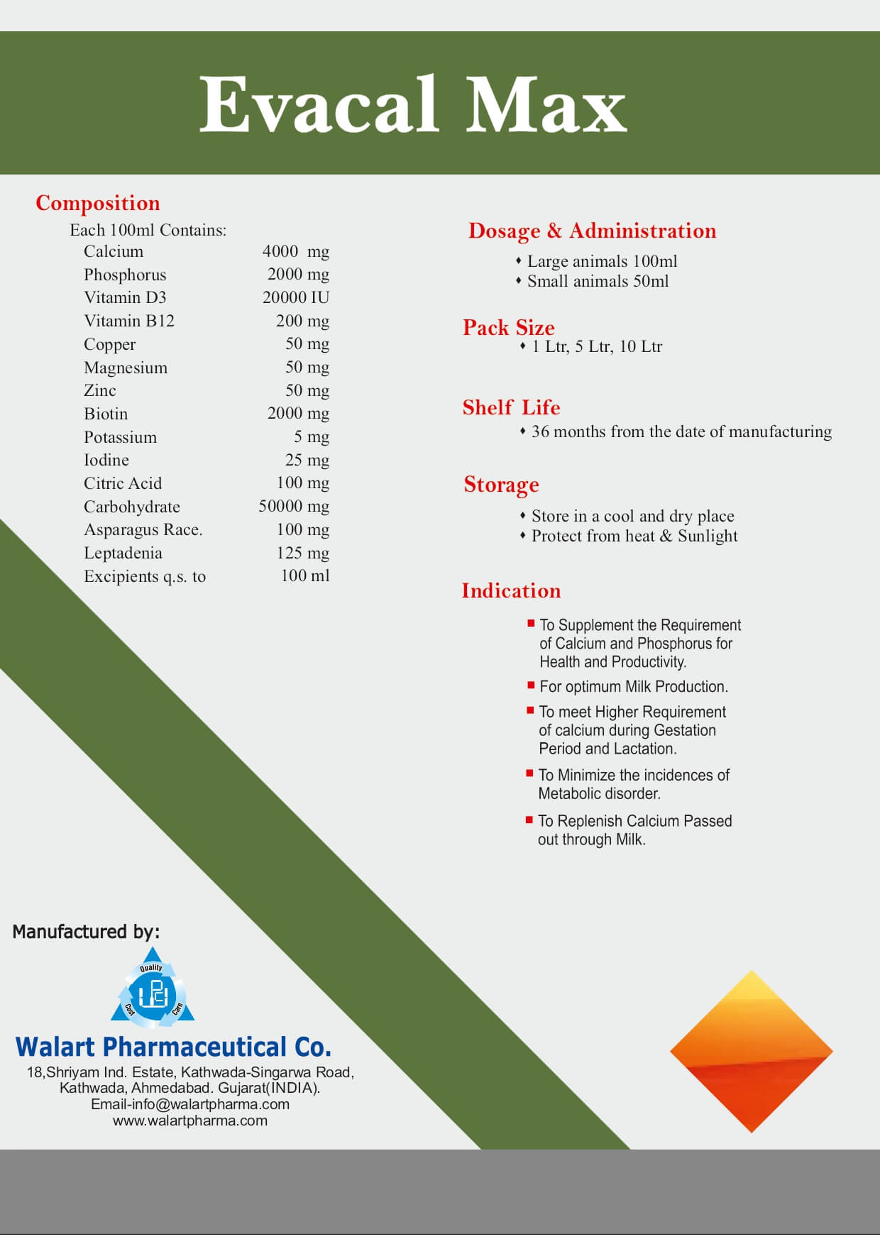 Evacal Max